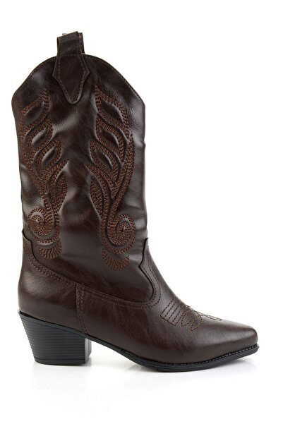 Bambi Kahve Kadın Çizme K03671102709