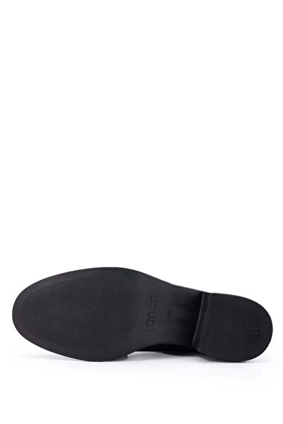 Tamer Tanca Kadın Hakiki Deri Siyah Topuklu Bot