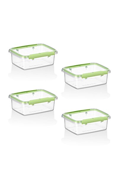 Smartware Set of 4 Press - Lock Storage Containers 820 ml