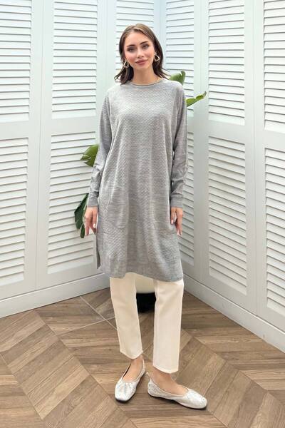 Melike Tatar Πλεκτό τούνικ με τσέπες 70-2222-1