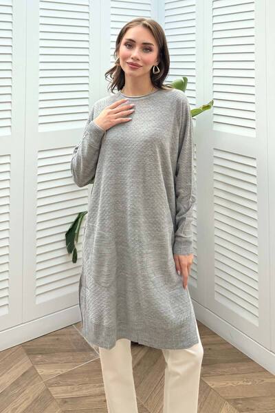 Melike Tatar Πλεκτό τούνικ με τσέπες 70-2222-1