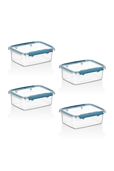 Smartware Set of 4 Press - Lock Storage Containers 820 ml
