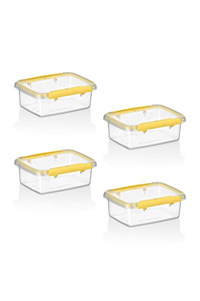 Smartware Set of 4 Press - Lock Storage Containers 820 ml