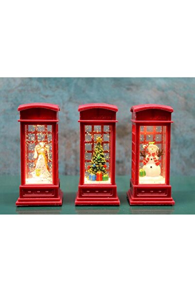 Skygo Telefon Kulübeli Işıklı Kar Küresi