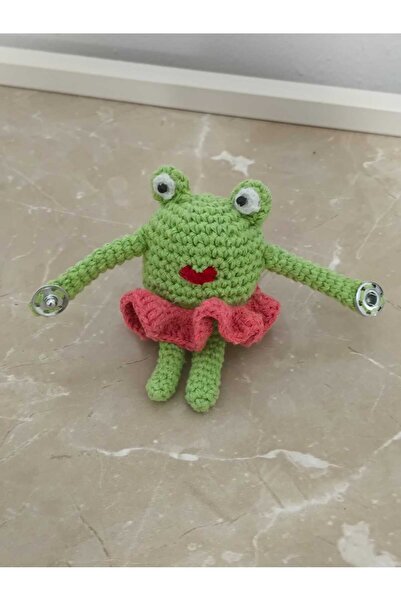 Momsada تعليقة حقيبة / تعليقة حقيبة أميرة الضفدع أميجورومي / محبوكة يدويًا