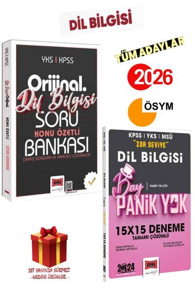 Yargı Yayınları 2026 Yargı Tüm Sınavlar Dil Bilgisi Soru Bankası+Dil Bilgisi ...