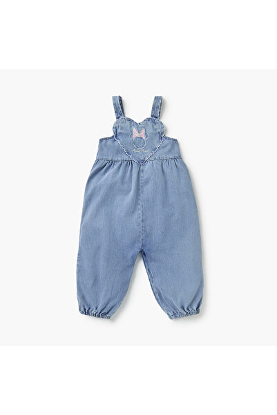 Disney Minnie Mouse Print Top and Dungaree Set