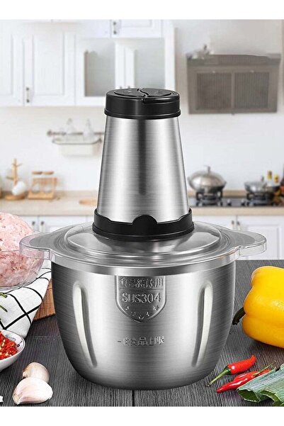 EACAM مفرمة لحم كهربائية، سعة 2 لتر