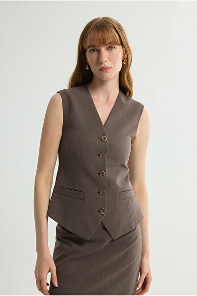 Love My Body Gabardin Yelek