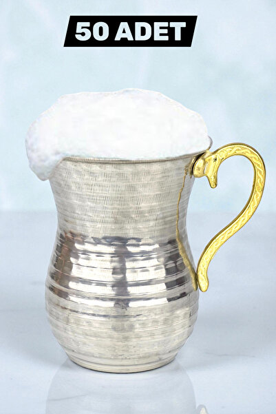 Binbir Trend Krom Çelik Ayran Bardağı – 300 ml (1 / 10 / 30 / 50 Adet Seçenek...