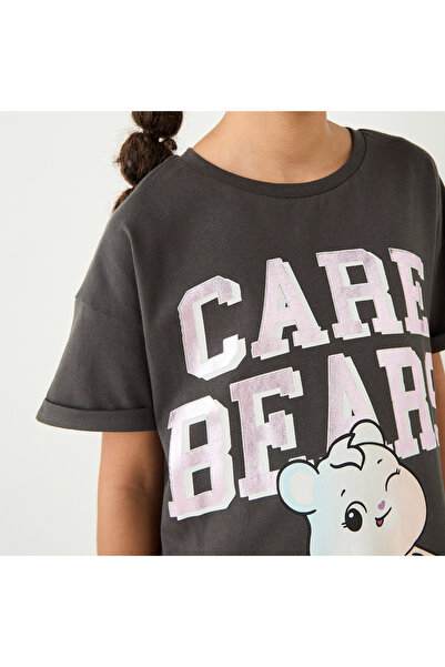 Cloud_Co Cloud Co Care Bears A-Line Dress with Short Sleeves