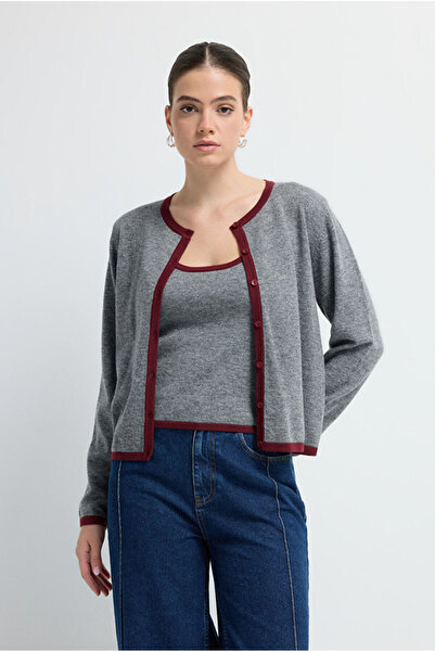 adL Biye Detaylı Triko Kazak