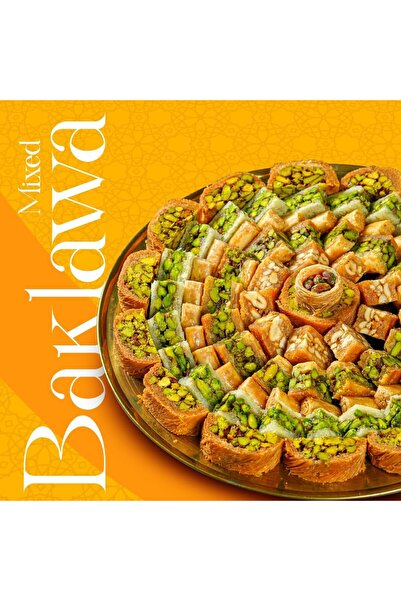 ALSULTAN SWEETS Samra Sweets Assorted Baklava Gift Box, 100g - Traditional Middle Eastern Pistachio & Cashew Sweets