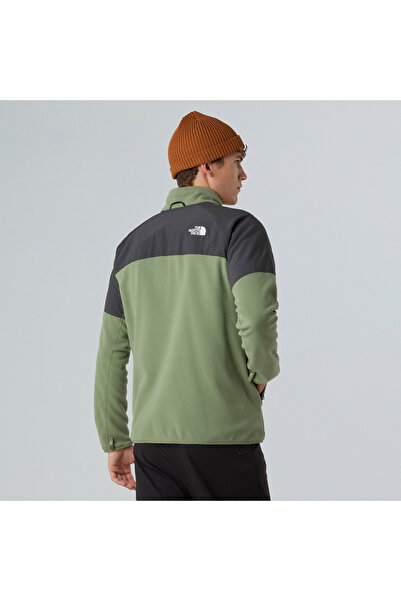 THE NORTH FACE Glacier Heavyweight Full Zip Men's Khaki Outdoor Fleece