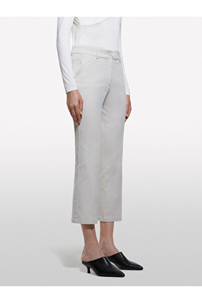 Sisley Women's Stretch Cotton Trousers with Piped Back Pockets 325A49Male02X-Sis23Q