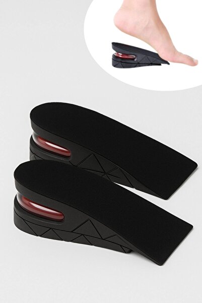 Buffer ® 5 cm Boy Uzatıcı Silikon Ortopedik Topuk Tabanlık – Yüksek Konforlu Gizli Yükseltici Ped (Un