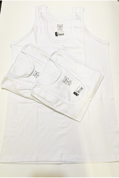 Tutku Men's Ribbed Undershirt 3-Pack 100% Cotton