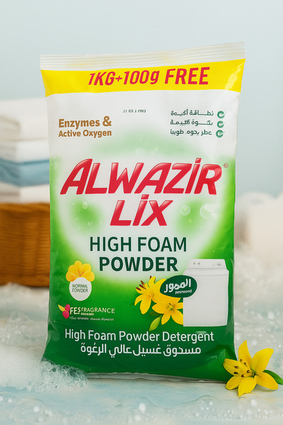 wazir Al washing powder 1kg + 100gm Nature's Scent".