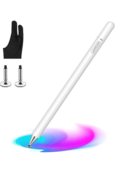 Joyroom iPad Pencil with Palm Rejection Glove, Capacitive Stylus Pen for Kid Student Drawing&Writing