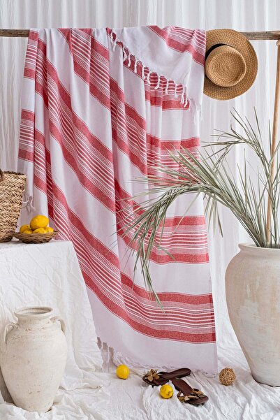 Çulha سرير مزدوج أبيض-أحمر من أندري