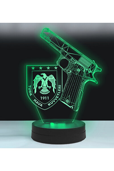 hediye-ci Hava Kuvvetleri Silahlı Led Lamba