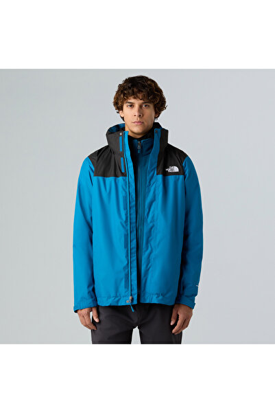 THE NORTH FACE معطف Evolve II Triclimate 3in1 للرجال باللون الأزرق للاستخدام ...