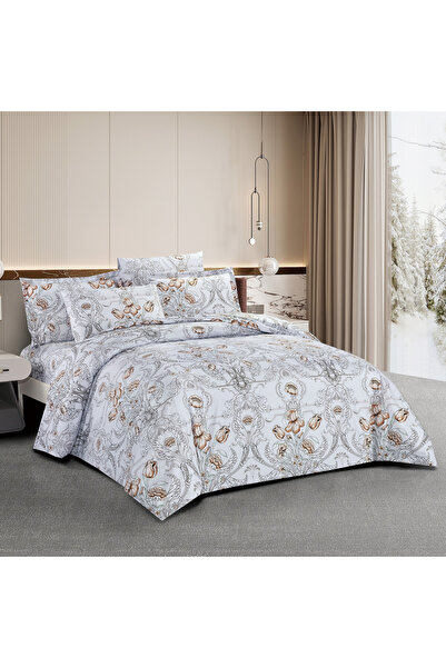 unique home collection Unique Home All Season 4-Piece Printed Single Comforter Set - 170x240 cms