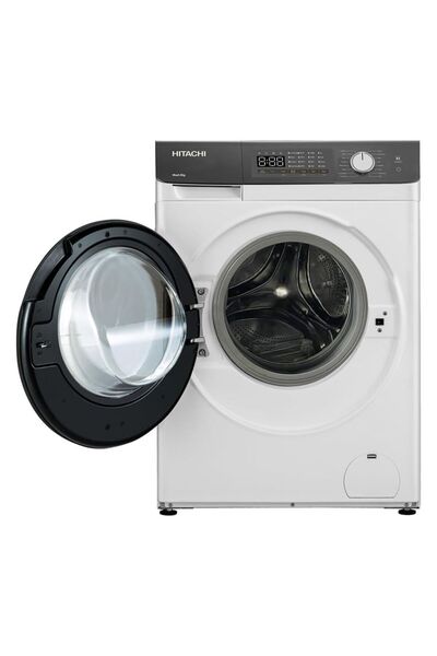 HITACHI 8KG Front Load Washing Machine | 1200 RPM | 16 Programs | Fully Automatic Washer