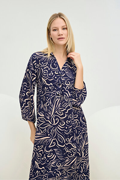 GİZZEY 21345 ΓΥΝΑΙΚΕΙΟ ΦΟΡΕΜΑ ΜΕ ΠΟΥΛΟΥΡΙΑ ΜΑΚΡΥ ΦΟΡΕΜΑ