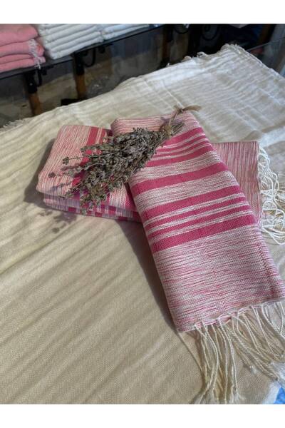 Ersperto Karatezgah Hand-Woven 3-Piece 40X90 cm Hand and Face Towel Set |   K...