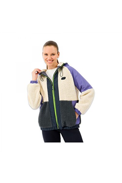 SKECHERS S232311 W Outdoor Fleece Full Zip Sherpa Lila Kadın Ceket
