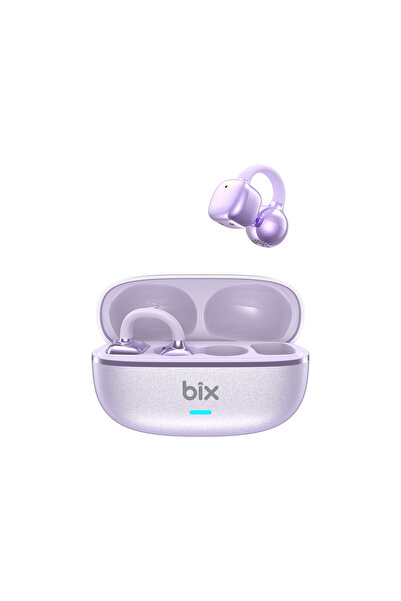 Bix OWS1 Bluetooth 5.4 Ultra Hafif Open-Ear Tasarım Klipsli Kablosuz Kulak İç...
