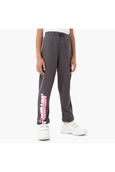 Disney Minnie Mouse Print Joggers with Drawstring Closure