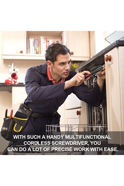 OEM Cordless screwdriver, 4.2V 1.5Ah Li-Ion, 250 RPM, 47 accessories, LED, Black