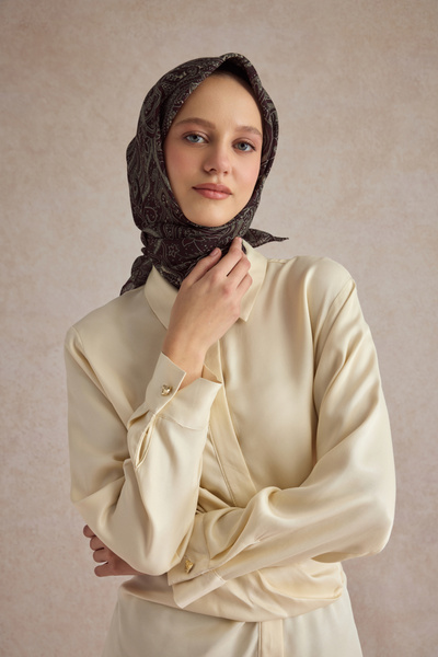 Qef Cotton Scarf Magic Burgundy