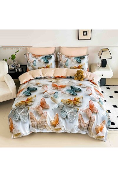 CHIRASO CHIRASO Bedding, 5D, 1 Person, ELASTIC Sheet 140x200cm, Duvet Cover 155x205cm, 2 Pillowcases