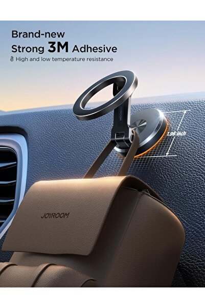 Joyroom MagSafe Car Mount (Fits iPhone 16/16 Pro Max) All-Metal, 360° Adjustment, N55 Magnets