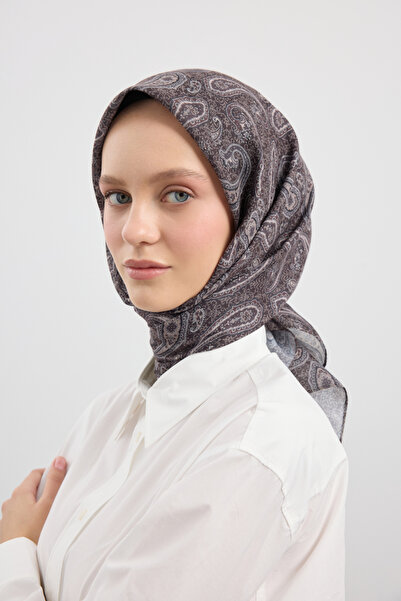 Qef Cotton Scarf Brown