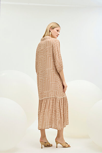 GİZZEY 21346 ΓΥΝΑΙΚΕΙΟ ΦΟΡΕΜΑ ΜΕ ΠΟΥΛΟΥΡΙΑ ΜΑΚΡΥ ΦΟΡΕΜΑ