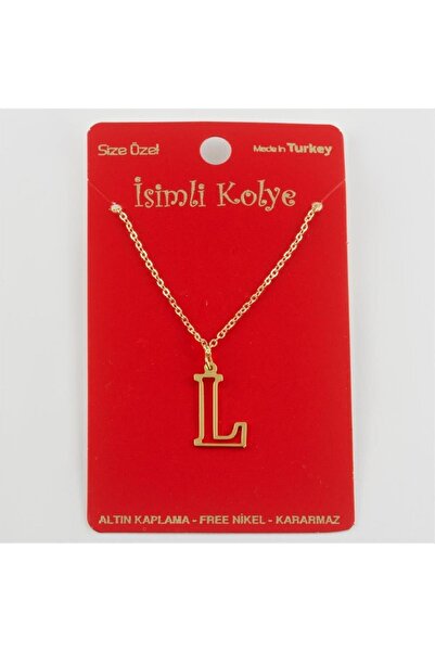 ZERO LAND قلادة من النحاس الأصفر (194055) من تيك إم آر تي - حرف-L