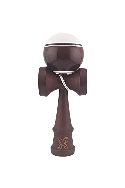 Kendama X Originala, Profesionala Limited, din Lemn, Super Sticky, 18 cm, Alb...