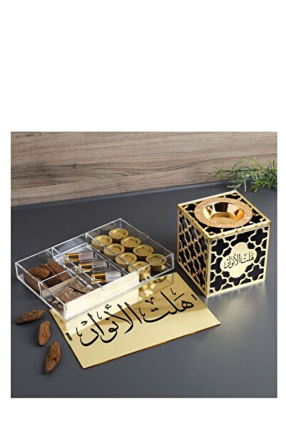 Story of candle مبخرة بخور مع صندوق و لوازم التبخير والمسك الفاخر،بعبارة "هلت...