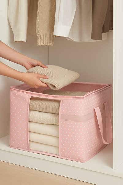 Serstil Windowed Sweater & Clothing Store |   45X40X30 cm - Pink Spotted