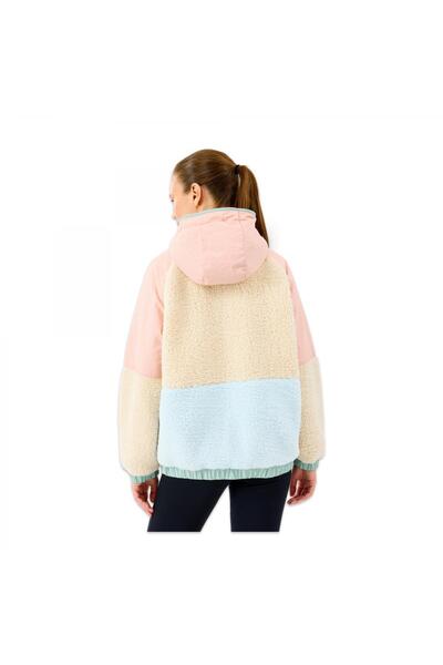 SKECHERS S232311 W Outdoor Fleece Full Zip Sherpa Pembe Kadın Ceket