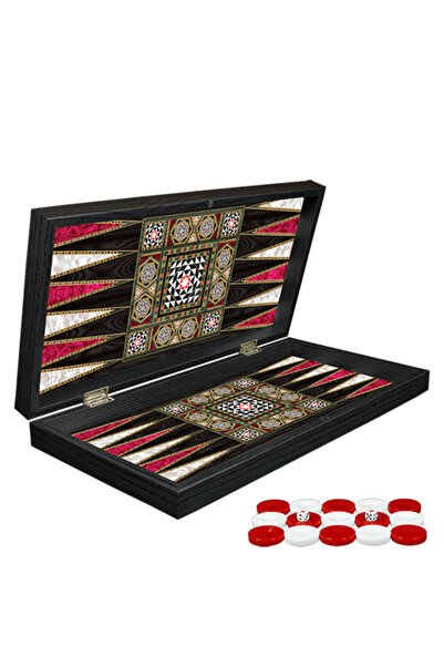 KTT Classic Embroidered Backgammon Model 1 Stylishly Designed Functional Product