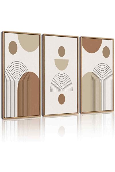 ALAYRA International مجموعة فنون جدارية خضراء بوهو (40 × 60 سم) - مطبوعات قما...