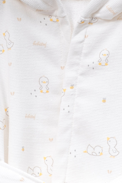 Bebitof Cute Chick Patterned 100% Cotton Bathrobe