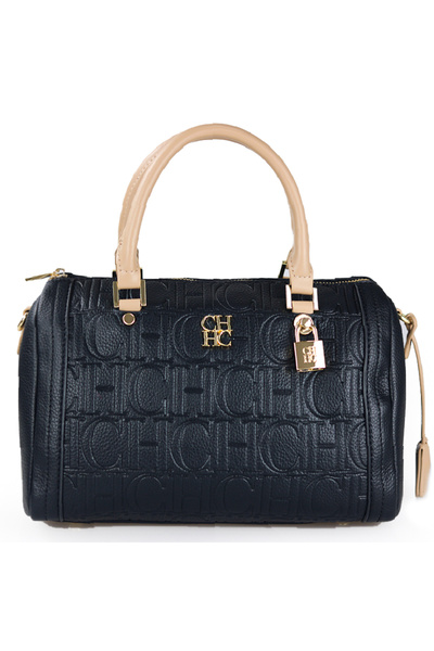 chch Solid-Color Fashion Women's Tote Bag Minimalist Large Capacity Letter Embossed Bucket Tote