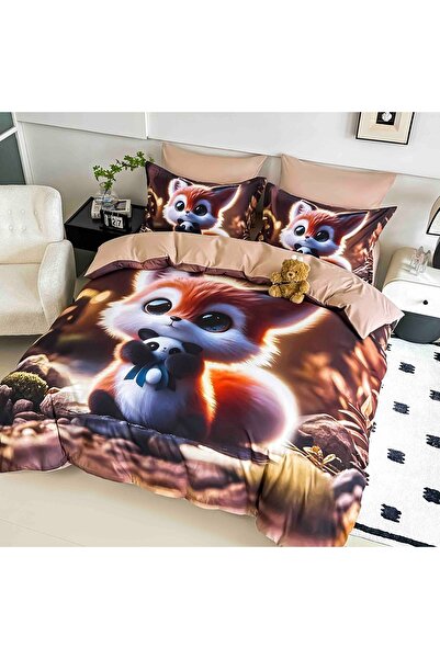 CHIRASO CHIRASO Bedding, 5D, 1 Person, ELASTIC Sheet 140x200cm, Duvet Cover 155x205cm, 2 Pillowcases