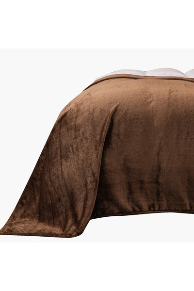 KARLEEN Decor Solid Flannel Blanket - 220x240 cm